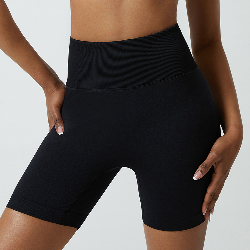 Pantalones cortos de yoga transpirables con tela que absorbe la humedad