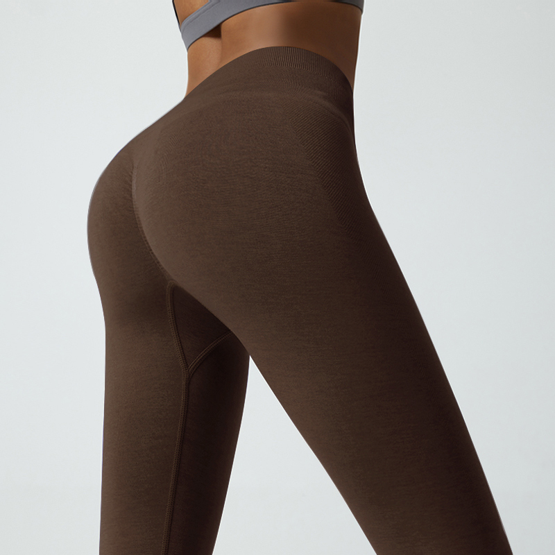 Leggings de yoga para cintura media con suavizado de abdomen