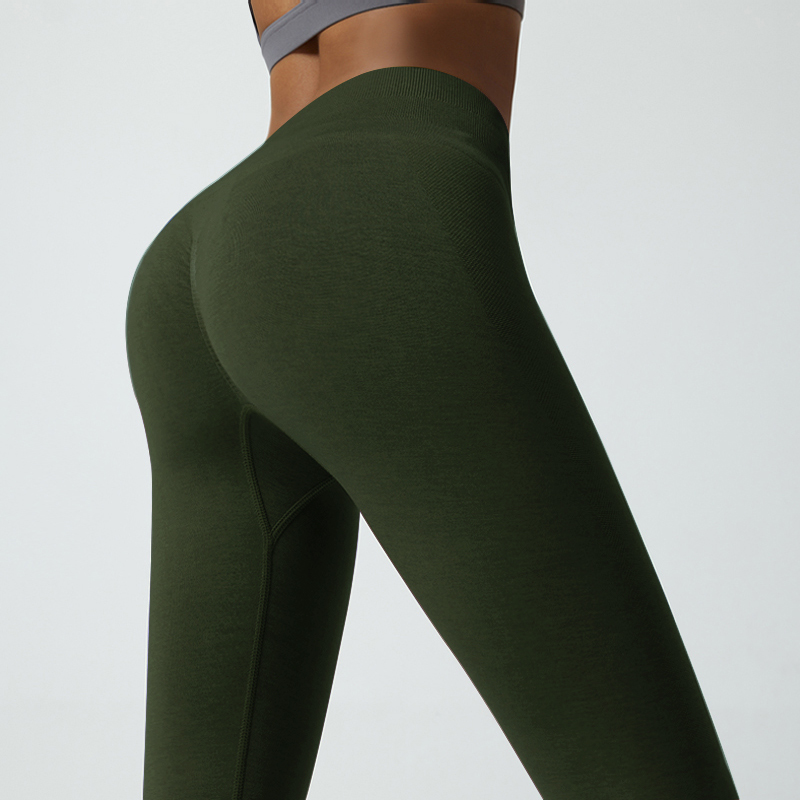 Leggings de yoga para cintura media con suavizado de abdomen