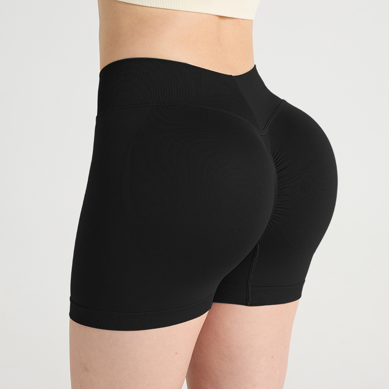 Pantalones cortos de yoga transpirables para levantar glúteos con comodidad elástica