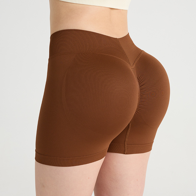 Pantalones cortos de yoga transpirables para levantar glúteos con comodidad elástica