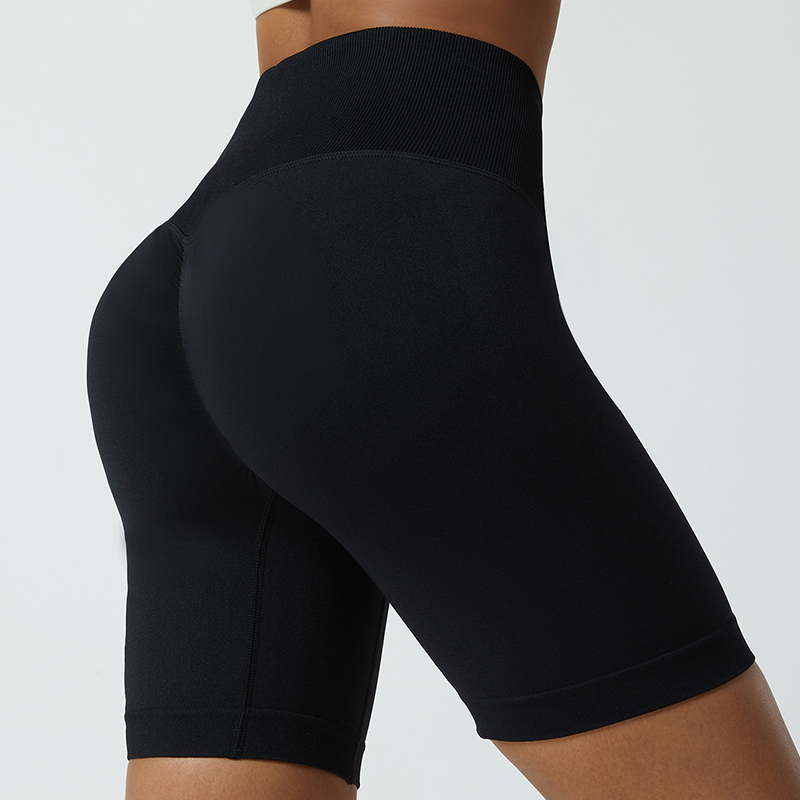 Pantalones cortos de yoga transpirables con tela que absorbe la humedad