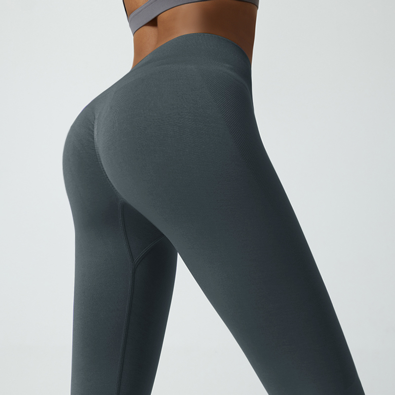 Leggings de yoga para cintura media con suavizado de abdomen