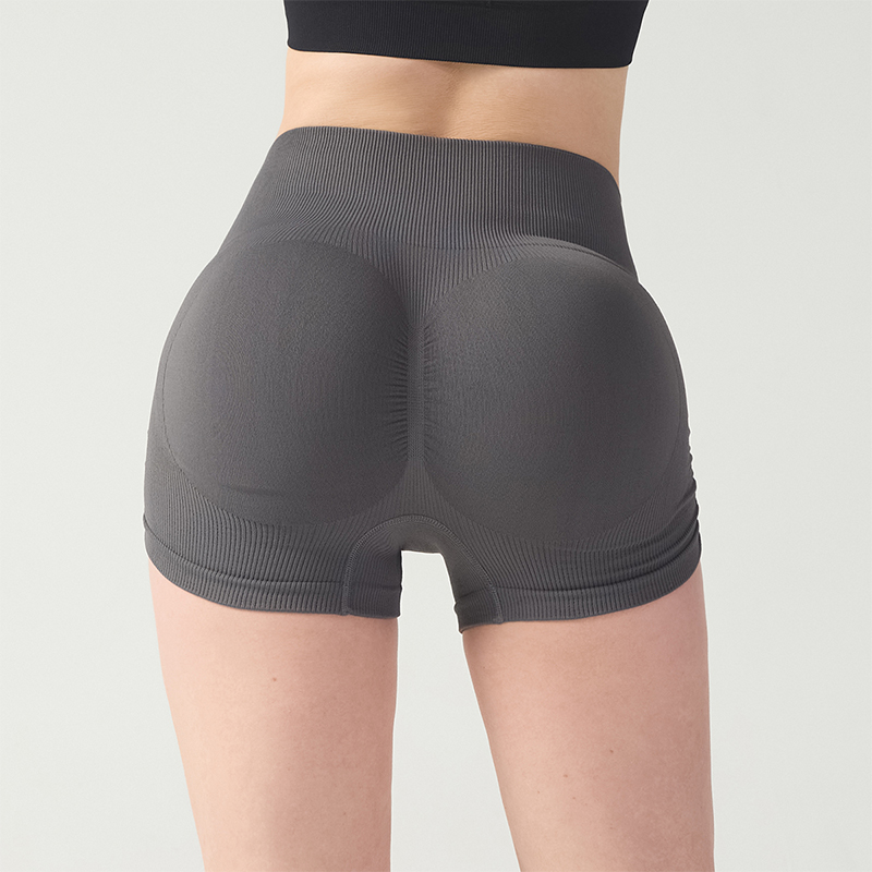 Pantalones cortos de yoga transpirables para mujer con control de humedad