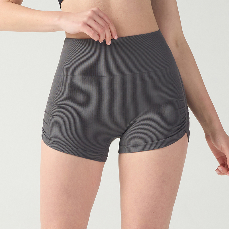 Pantalones cortos de yoga transpirables para mujer con control de humedad