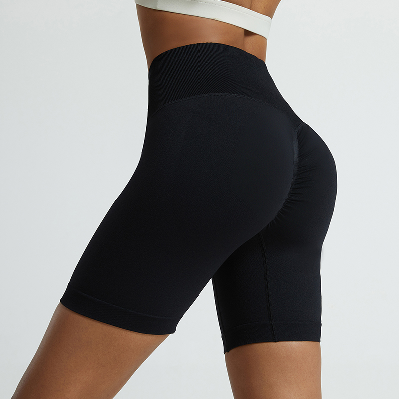 Pantalones cortos de yoga transpirables con tela que absorbe la humedad
