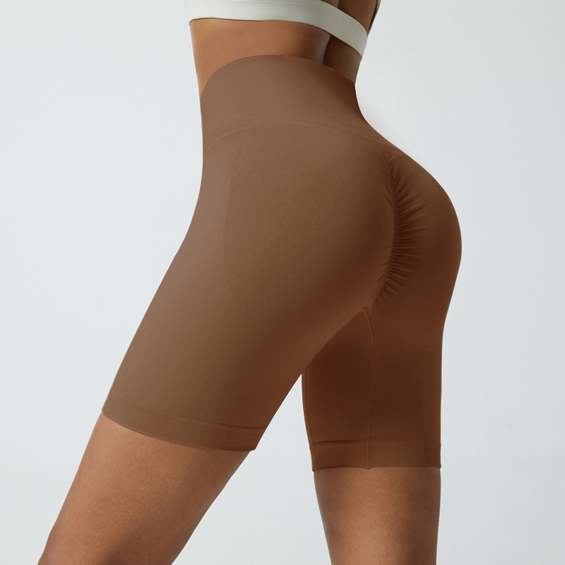 Pantalones cortos de yoga transpirables con tela que absorbe la humedad