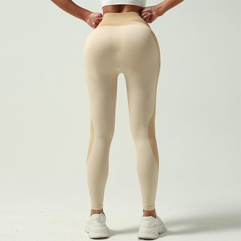 Pantalones de yoga de cintura alta con tela cepillada para mayor comodidad durante todo el día