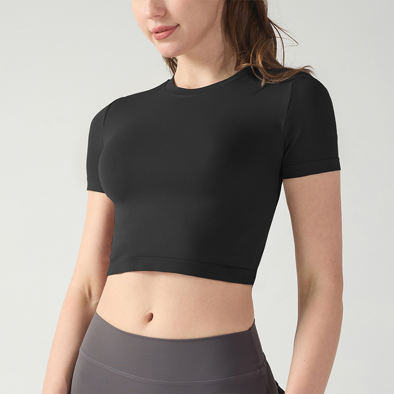 Mangas cortas deportivas Comfort Fit con cuello redondo