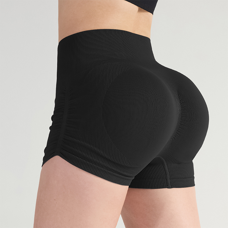 Pantalones cortos de yoga transpirables para mujer con control de humedad