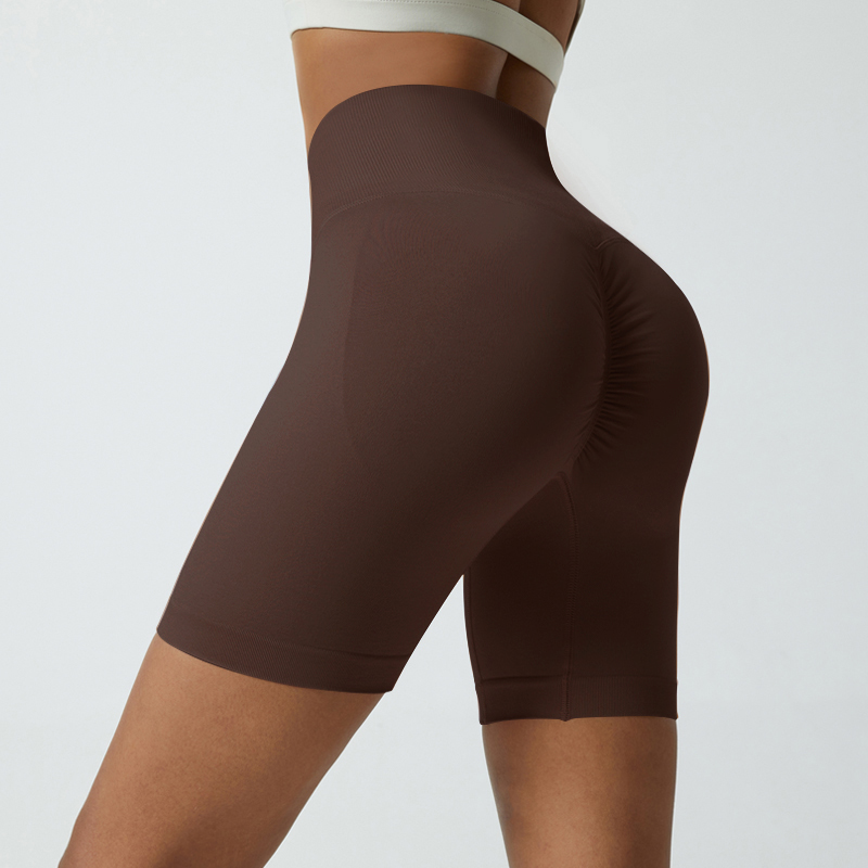 Pantalones cortos de yoga transpirables con tela que absorbe la humedad