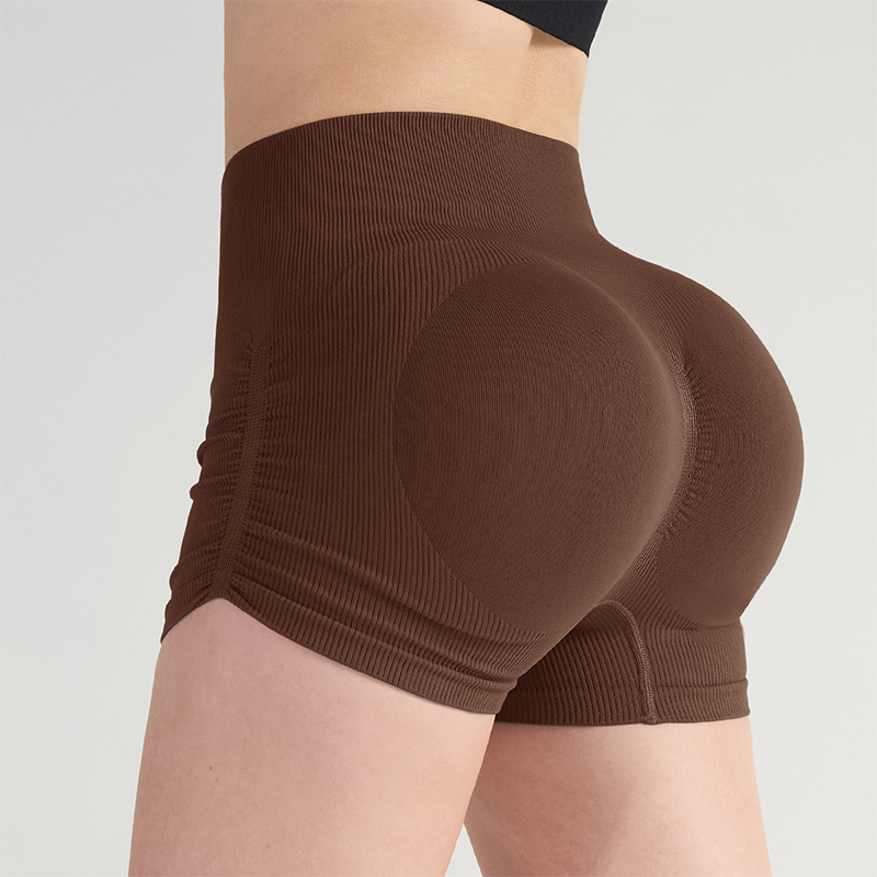 Pantalones cortos de yoga transpirables para mujer con control de humedad