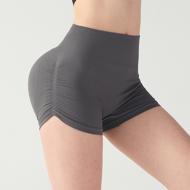 Pantalones cortos de yoga transpirables para mujer con control de humedad