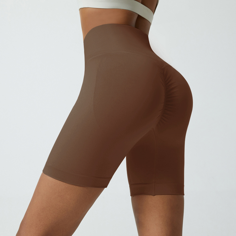 Pantalones cortos de yoga transpirables con tela que absorbe la humedad