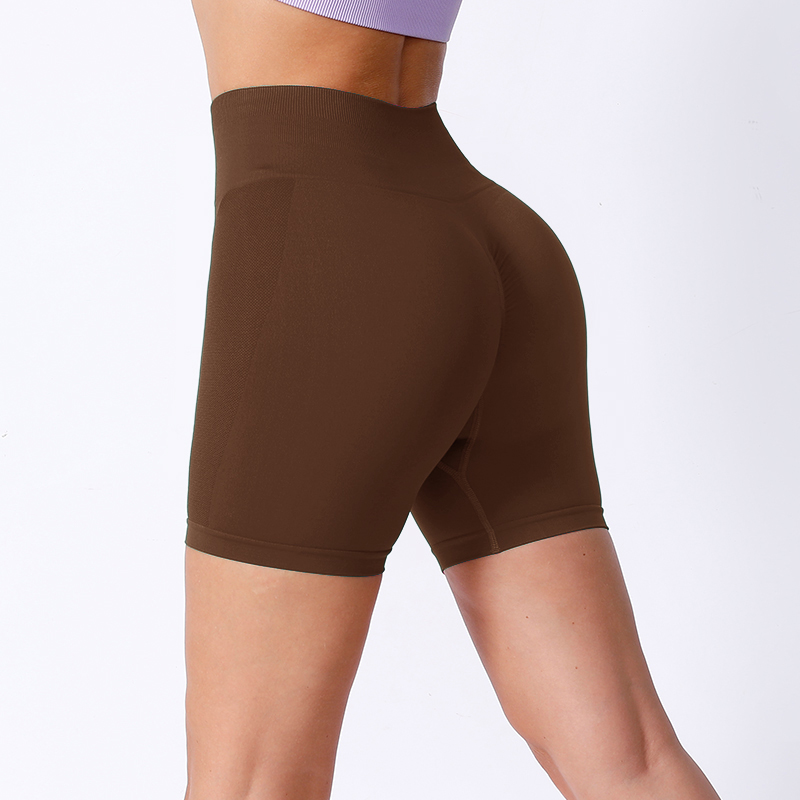 Pantalones cortos de yoga transpirables para mujer con ajuste flexible