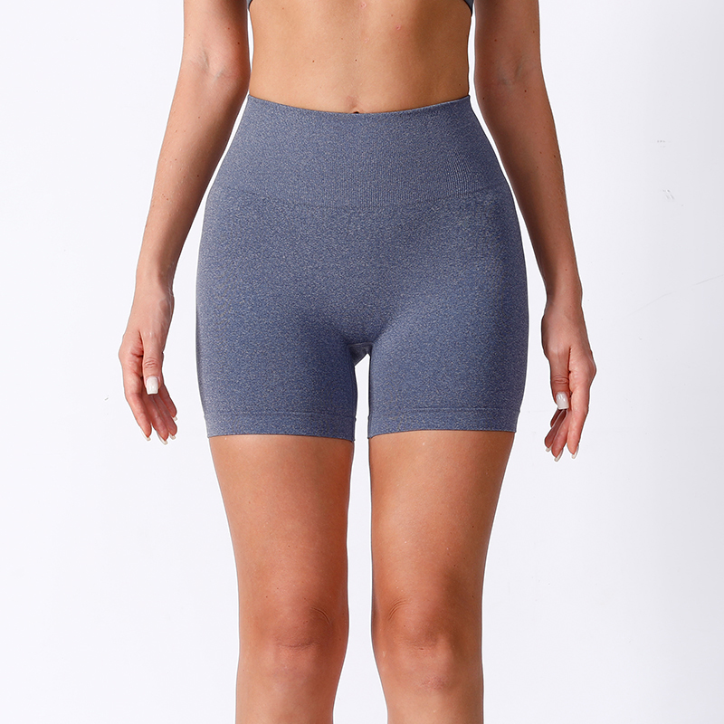 Pantalones cortos de yoga ligeros y transpirables con control de barriga y secado rápido